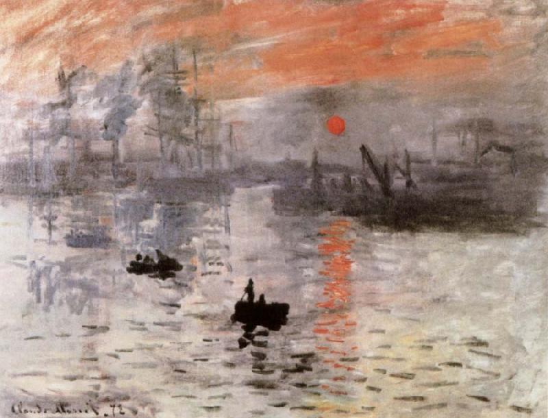 Claude Monet Impresstion Sunrise oil painting picture